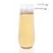 Clear Stemless Plastic Champagne Flutes - 9 Ounce (64 Glasses)